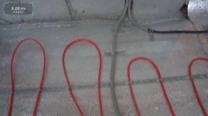 Полусухая стяжка пола. Теплый пол. Проект Строим Вместе #3