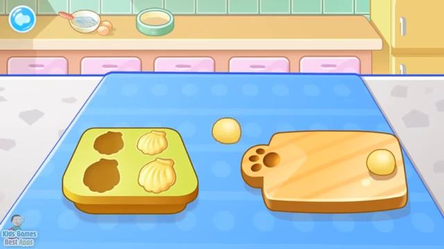 Learning Kids To Make Cake Happy Bakery Funny Uncle Bear Kids Game смотреть онлайн