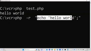 Установка PHP для Windows