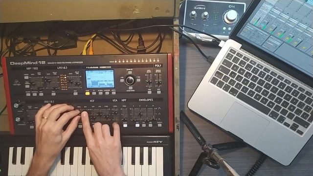 Behringer Deepmind 12 filter test (breakbeat project) смотреть онлайн