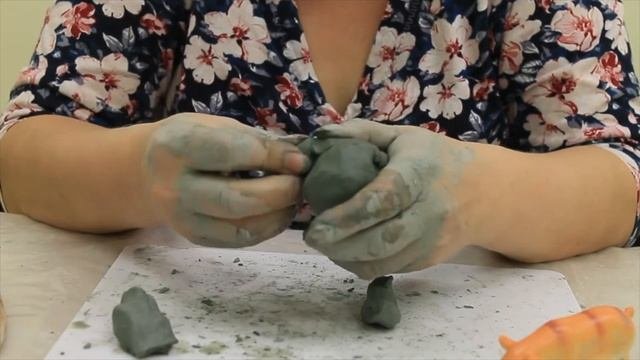 Лепка из глины.Поросёнок