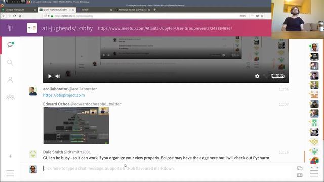 Twitch Live Coding Demo at the Jupyter Atalanta Meeting смотреть онлайн