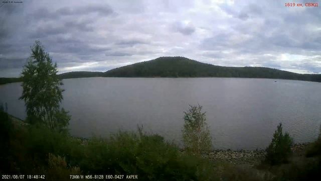 Железная дорога Дружинино - Ревда - Екатеринбург-Пасс. (вид из окна поезда, южная сторона) (СВЖД) смотреть онлайн