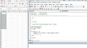 Materi VBA Dasar #8 : Pengulangan Do While Loop