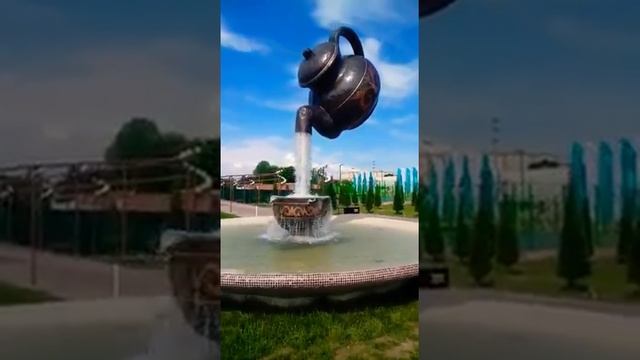 fountain kettle Turkestan city