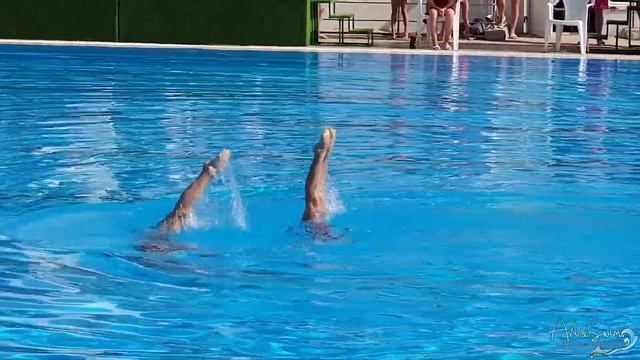 Art & Swim, Дуэт, 8 и моложе, Кочнева Дарья, Касаткина Елизавета, Евпатория, Крым 2019 смотреть онлайн