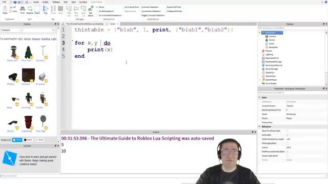 The Ultimate Roblox Lua Scripting Guide смотреть онлайн