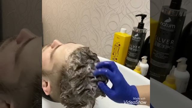 Мужской карвинг волос