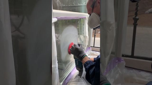 Работаем за городом.Грубые царапины.Полировка стекла.Восстановление стеклопакета во дворце. смотреть онлайн