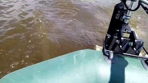 Проба лодочного мотора "BM 106" , после доработок, на реке..