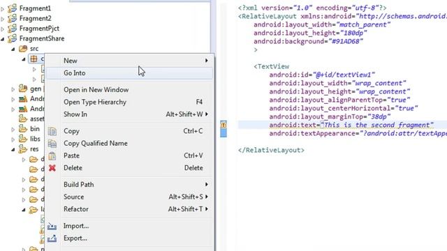 Android tutorial for beginners - 70 - Fragment to Fragment Communication part -1 смотреть онлайн
