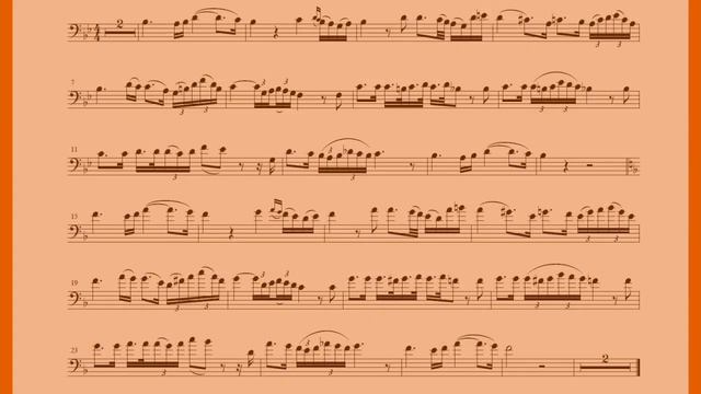 Trombone "Ave Maria"/Schubert B flat major(normal range) and F major(high range) アヴェ・マリア/トロンボーン・ソロ смотреть онлайн