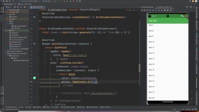 Swipe list item in Flutter || Dismissible list in Flutter #flutter #listview #dismissal #swipe