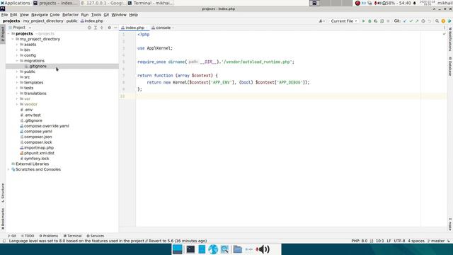 Symfony 6 курс. Урок 1. Установка и знакомство с фреймворком