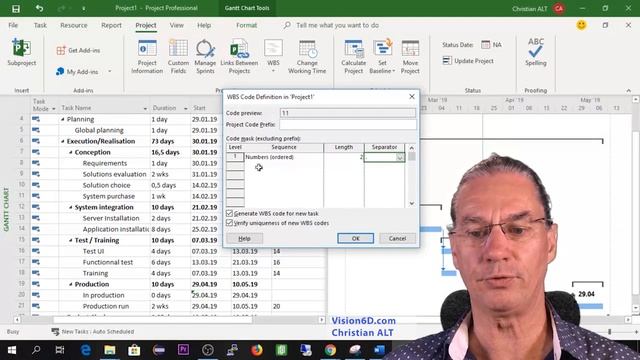 # 4 MS Project 2019 ● How to use WBS to number tasks ● Simple смотреть онлайн