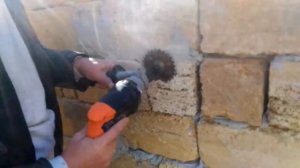 2 способа убрать выступ на кладке из ракушняка