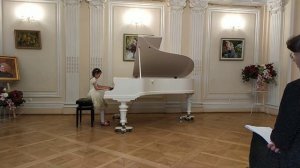 Ольга Севастьянова, 6 лет (фортепиано). Выступление 15.05.2022 г.
