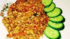 ПЕРЛОВАЯ КАША С ТУШЕНКОЙ И ОВОЩАМИ