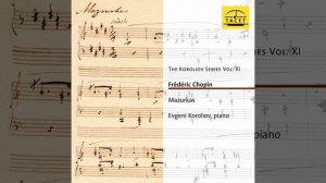 Mazurkas, Op. 24, B. 89 (Excerpts) : No. 2 in C Major