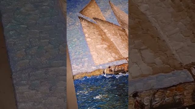 Картина "Бегущая по волнам" холст, масло ❤️ #art #aseev #живопись смотреть онлайн