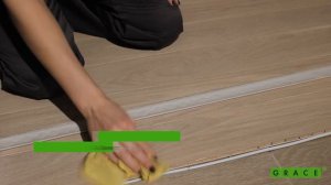 Порог самоклеящийся Rico Floor Board - установка
