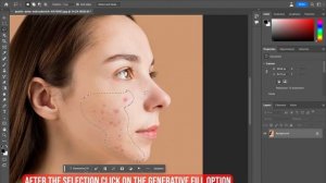 ONE CLICK SKIN RETOUCH IN PHOTOSHOP - GENERATIVE FILL