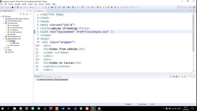 Stream Webcam to Java Server with  Websocket #3:Client page смотреть онлайн
