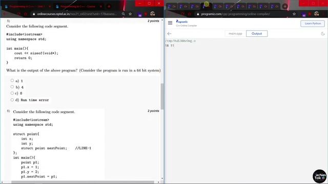 NPTEL Programming in C++ Week 1 Quiz Assignment Answers || January 2021 || Swayam