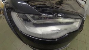 Замена стекла Audi A6 C7 в студии света ALFA-CAR