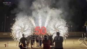Фейерверк на День Рождения 50 лет