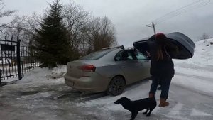 Thule Pacific L (780) на VW Polo Liftback