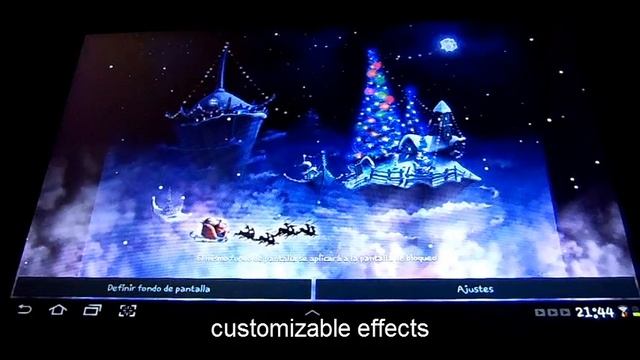 Christmas Snow Fantasy Live Wallpaper смотреть онлайн