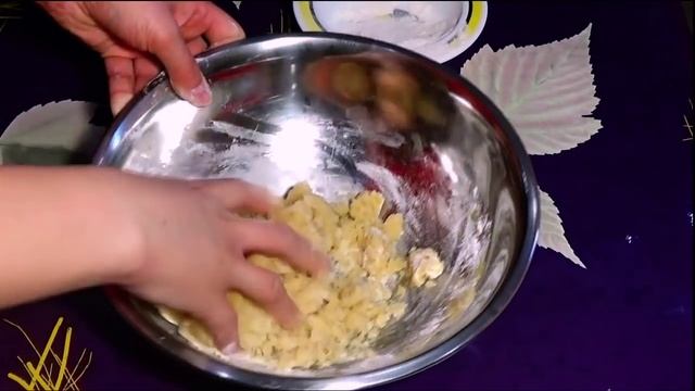 Пирог с крошкой из песочного теста