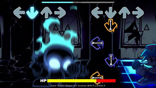 FNF indie cross Sans bad time ( Не идеально но похвально ) смотреть онлайн