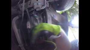 How to change the stabilizer bush Renault Clio / Как поменять втулку стабилизатора Renault Clio