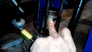 Минск-125, 2017, установка лепесткового  клапана #1