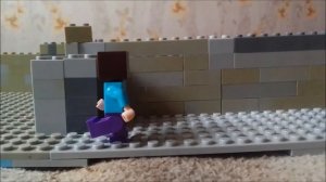 Lego Minecraft Анимация Шахта