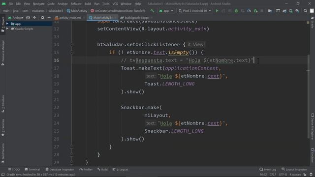 Intro a Android + Kotlin 014 - SnackBar смотреть онлайн