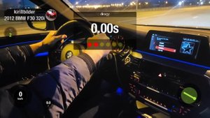 BMW G30 520D B47 stage 1 0-100 on dragy