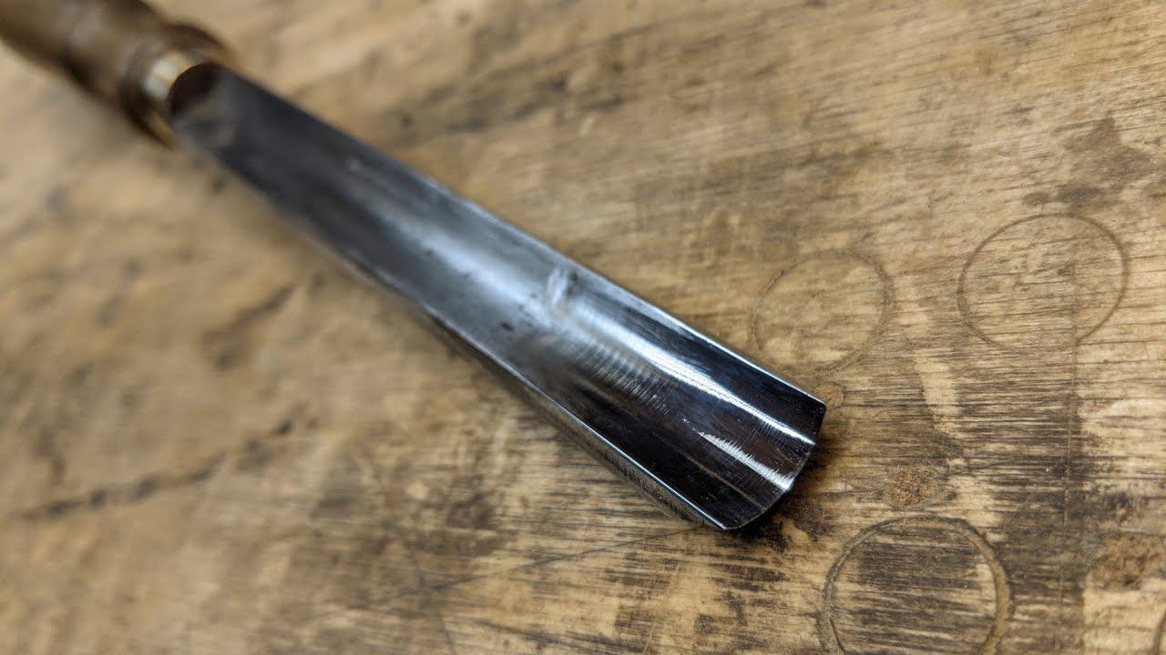 Восстановление старой стамески. Chisel Restoration.