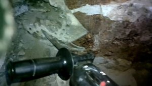 Как сделать отверстие в фундаментеHow to make an opening in the concrete base for the sewerage