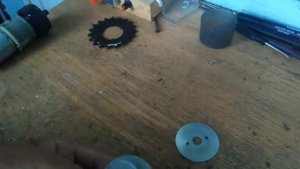 Электровелосипед с двигателем от шуруповёрта Часть 1