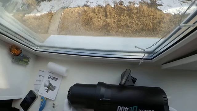 Суетной обзор распаковка импульсного света Godox DE400 400 Вт 400WS Pro смотреть онлайн