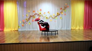 Китайский пластический этюд на столе с веером "Восточная фантазия" Каучук - Братякова Анастасия