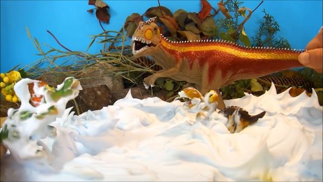 ПЕРВЫЙ СНЕГ ДЛЯ ДИНОЗАВРОВ. Умный птеродактиль. Знакомство со снегом. Мультики для детей. смотреть онлайн