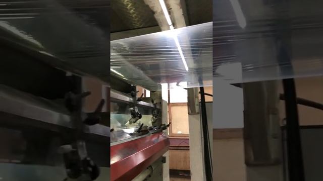 Стрейч пленка прозрачная. Производство.
