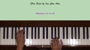 Fox Rain by Lee Sun Hee Piano Tutorial SLOW