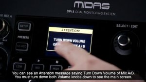 Midas DP48 Personal Mixer Tutorial 02 - Connect to Mixer