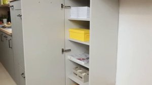 Наполнение кухонных шкафов - угловой шкаф с полками