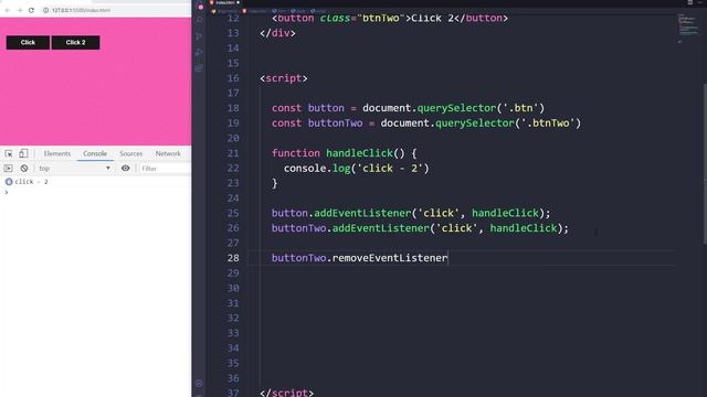 Уроки Javascript #1. Обработчик событий - AddEventListener.
